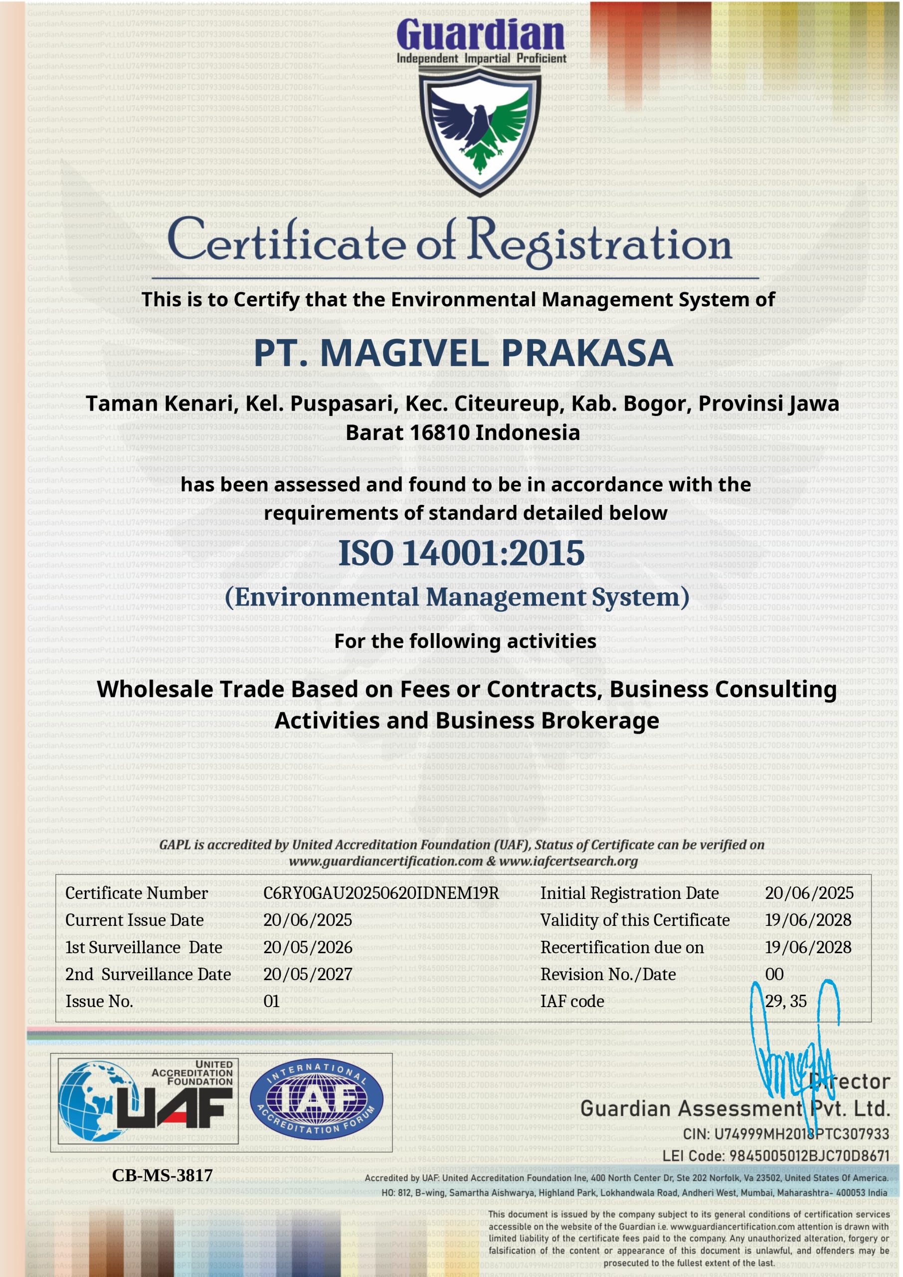 About ISO 14001 PT Magivel Prakasa 1 Scaled